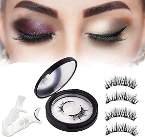 Magnetic False Eyelashes – 3 Pairs, Glue-Free Magnetized Design