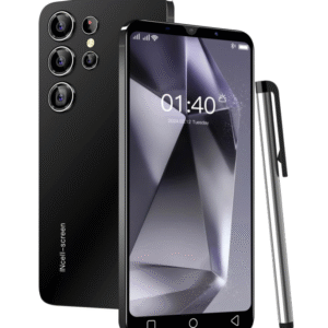 QrZrQ S24 Ultra (Black) - 5.0" Unlocked Smartphone, Dual SIM, Dual Camera, Quad-Core, 16GB ROM (Expandable to 128GB), Supports GPS/WiFi/Bluetooth/FM, Face Unlock