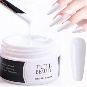 UV Nail Builder Gel – 15ml Nail Glue for Solid False Nails, Nail Repair & Reinforcement, Protective Manicure Gel for Broken Nails (Shade 02)