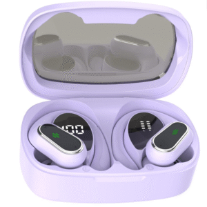 "2025 Bluetooth 5.4 Wireless Sport Headphones – 50H Playtime, HiFi Stereo Sound, 4 ENC Noise-Cancelling Mics, IP7 Waterproof, LED Display for Running & Workouts"
