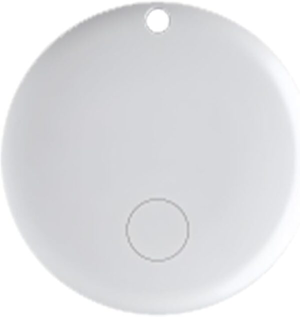 "Smart Tag Tracker (1-Pack, White) – GPS & Bluetooth Item Locator for Android Devices – Compatible with Keys, Luggage, and More"