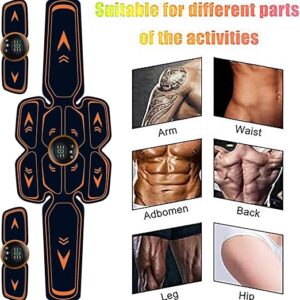 WARDBES EMS Muscle Stimulator – Abdominal Belt for Electrostimulation | Abs Muscle Training & Toning Device | Fitness Equipment for Core Strength & Muscle Building