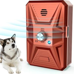 Ultrasonic Anti-Barking Device for Dogs – Rechargeable Deterrent, Effective Up to 33 Feet – Outdoor Bark Control for Small and Large Dogs
